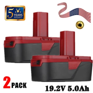 2 Pack 5.0Ah Battery Compatible For Craftsman 19.2V XCP C3 Li-Ion PP2030 PP2011 - Picture 1 of 11