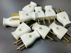 5x AC Plugs 15A 120V 2 Prong Residential Grade Plug Same as Leviton - Picture 1 of 8