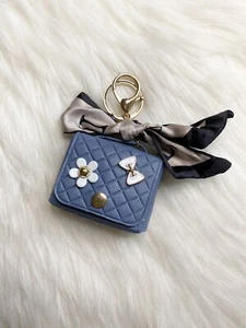 Mini Handbag keychain bag pendant Bag Charm Black New Gift Blie - Picture 1 of 3