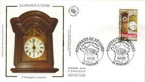 2005-Fdc.Enveloppe soie 1°jour**/Horloge Comtoise-Yv.3768 - Foto 1 di 1