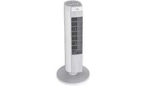 Bush Ventilatore a Torre Oscillante 28" Ventilatore a Pavimento Raffreddamento 3 Velocità - Bianco 7355583 - Foto 1 di 3