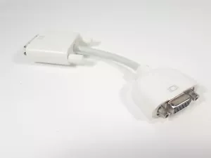 APPLE 603-8525 5" DVI to VGA DISPLAY ADAPTER CONVERTER CABLE (DTOV) - Picture 1 of 6