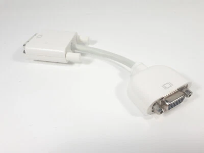APPLE 603-8525 5" DVI to VGA DISPLAY ADAPTER CONVERTER CABLE (DTOV) - Image 1 of 4