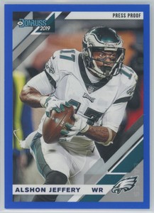 2019 Donruss Blue Press Proof Alshon Jeffery Philadelphia Eagles #204