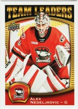 ALEX NEDELJKOVIC 18-19 UPPER DECK AHL TEAM LEADERS CARD # TL-5 CHECKERS 2018-19