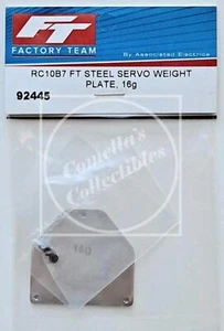 Factory Team Associated FT 16g Steel Servo Weight Plate #92445 - Picture 1 of 2