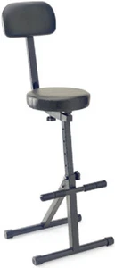 Professionnel, Tabouret Avec Support Dorsal pour Musicien - Photo 1/2