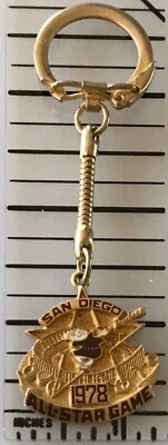 Vintage 1978 San Diego Padres All Star Game Logo Keychain Rare - Image 1 of 2