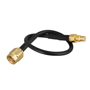 SMA Male Plug to SMC Female Jack Pigtail COAXIAL Cable RG174 15cm for Wireless - Picture 1 of 3