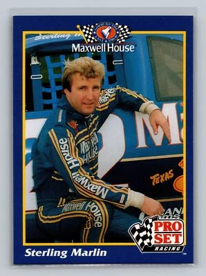 Sterling Marlin #3 1992 Pro Set Maxwell House Junior Johnson & Associates - Image 1 of 2