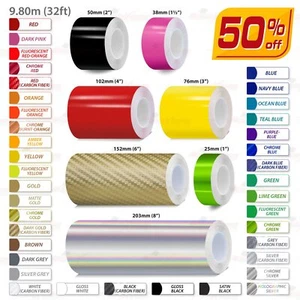 Roll PIN STRIPE Car PinStriping Decal TAPE Vinyl Stickers 1" 1.5" 2" 3" 4" 6" 8" - Bild 1 von 18