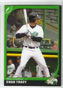 2007 Clinton LumberKings (Class A-Texas Rangers) Chad Tracy