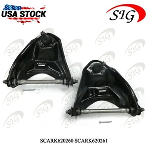 For 1982 - 2003 Chevy S10 RWD Front Upper Control Arms RK620260 RK620261 2PC - Foto 1 di 10