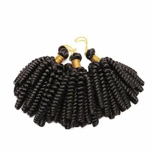 Extension Capelli Corti Ricci Marley Bob 15cm Treccine Tessitura Matassa Braidin - Foto 1 di 1