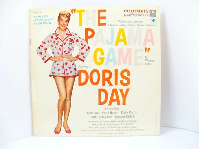 Doris Day Pajama Game Movie Soundtrack Vinyl LP Columbia 6 EYE OL 5210 1957  - Image 1 of 4
