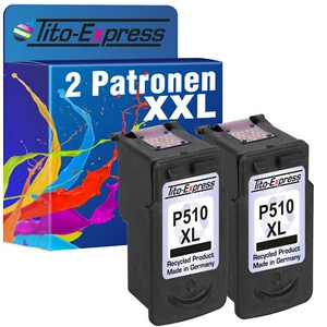 2 Patronen PlatinumSerie für Canon Pixma MX320 MX330 MX340 MX350 MX360 MX410 PG- - Bild 1 von 8