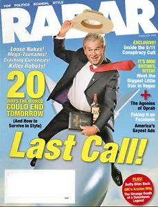 RADAR Magazine February 2008 George W. Bush Kristen Wiig Dean Johnson Terra Jole - Foto 1 di 3