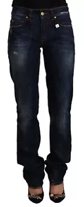 GF Ferre Chic Mid Waist Straight Cut Women's Jeans Authentic - Picture 1 of 3