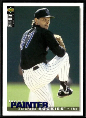 Lance Painter 1995 Collector's Choice 449 Colorado Rockies Baseball Card - Image 1 of 2