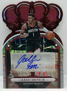 Jabari Smith Jr 2022/23 Crown Royale Asia Exclusive Silver Rookie Auto SSP /18 - Picture 1 of 6