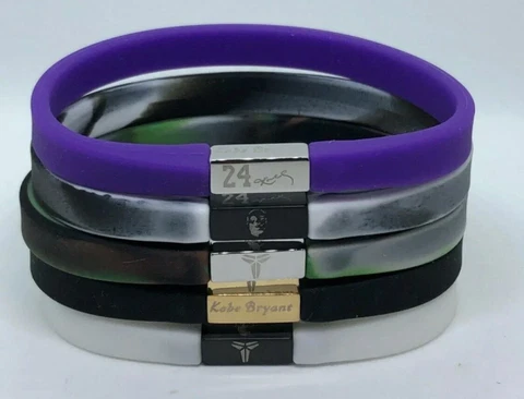 Kobe Bryant Silicone Wristband Bracelet 5 To Choose From US SELLER Free Shipping Cover