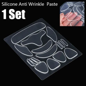 Reusable Silicone Anti Wrinkle Sticker Face Forehead Neck Eye Pads Patches Set a - Picture 1 of 9