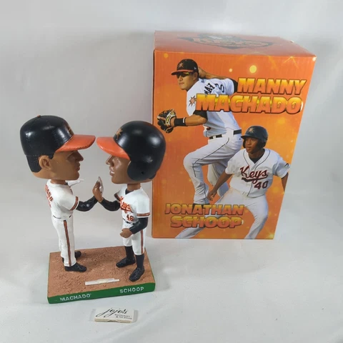 Manny Machado Jonathan Schoop Baltimore Orioles Handshake Bobblehead SGA Keys Cover