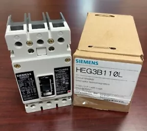 Disyuntor ITE Siemens HEG3B110L HEG3B110 3 polos 110 amperios 480 voltios TOTALMENTE NUEVO - Imagen 1 de 10