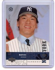 HIDEKI MATSUI 2002 UPPER DECK SUPERSTARS MLB BASEBALL ROOKIE CARD #156 YANKEES