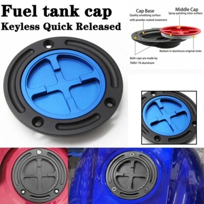 Cubierta de tapa de tanque de gasolina de apertura rápida para 1198 1198S 1198R Foto 1 de 4