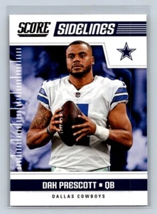 2018 Score Sidelines #5 Dak Prescott Dallas Cowboys - Picture 1 of 2