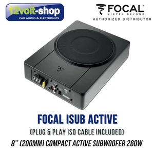 FOCAL ISUB ACTIVE 8" (200mm) ultra-compact 260W active subwoofer with Plug&Play - Picture 1 of 6