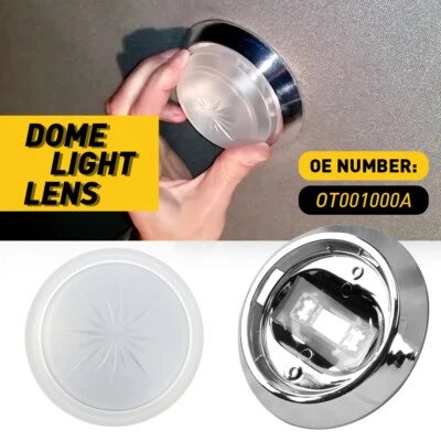 Lente base de luz domo redondo OT001000A para Camaro Firebird Monte Carlo U 1971-1981 Foto 1 de 4