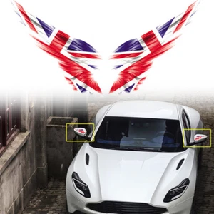 12cm United Kingdom UK Flag Wing Emblem Badge Car Door Window Sticker Decal - Picture 1 of 2