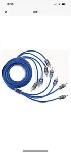 Kicker Car Audio 19.7 Foot Amp Amplifier 4 Channel Stereo RCA Cable KI46 NIB - Photo 1/4