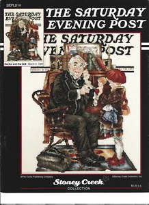 Saturday Evening Post Doctor and the Doll Cross Stitch Chart - Picture 1 of 1