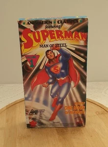SUPERMAN Man of Steel 50th Anniversary Collector Series VHS Tape 1990 with cover - Picture 1 of 5
