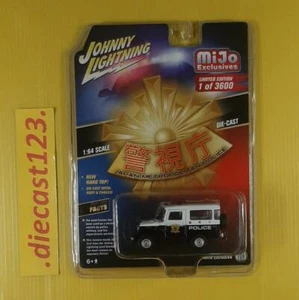 Toyota Land Cruiser 1980 exclusivo Johnny Lightning MiJo FJ40 POLICÍA METROPOLITANA DE Japón - Imagen 1 de 3