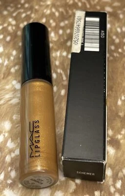 MAC Lipglass SCHEMER Ltd Ed Discontinued Rare NOS 0.17 Oz - Image 1 of 4