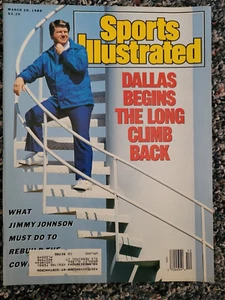 Sport Illustrierte Mär. 20, 1989 Jimmy Johnson Dallas Cowboys; Randy Johnson - Bild 1 von 2