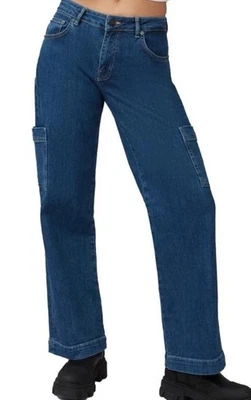 Pantalones de mezclilla cargo de bolsillo Lola Phoenix talla 40 (20 EE. UU.) precio de venta sugerido por el fabricante 150 USD nuevos Foto 1 de 4