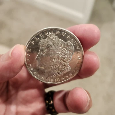 1878-S Morgan Dollar BRILLIANT UNCIRCULATED Silver Dollar ~ PROOF-LIKE - Image 1 of 4