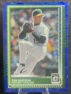 2025 Donruss Baseball Optic Blue Velocity #20 Tim Hudson Oakland A’s - Picture 1 of 2