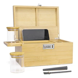 Upgraded Premium Large Stash Box with Combination Lock - Decorative Storage B... - Picture 1 of 8