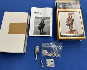 FM Benito White Cast Modello MV-62 Captain Con Cristo Mejico 1521 Miniatura NOS - Foto 1 di 5