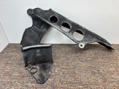 Honda XL200R 1983 1984 OEM cadena trasera y protector de amortiguador inferior protector de cubierta Foto 1 de 4