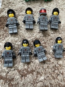 Lego Space Police 3 Officer Lot Of 8