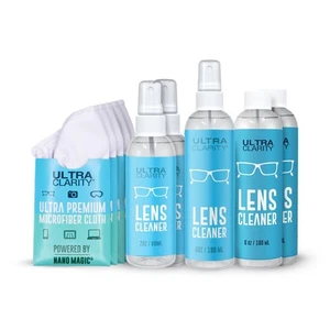 Eyeglass Lens Cleaning Spray 22oz Pack | 2 Sprays, 6oz Spray, Microfiber Cloths - Picture 1 of 5