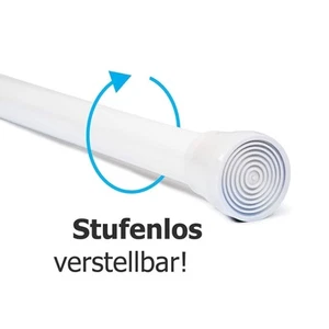 Ausziehbare Gardinenstange zum Klemmen Klemmstange Teleskopstange ohne BohrenDHL - Bild 1 von 11
