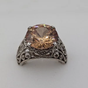 Anillo CZ firmado de plata esterlina Joe Esposito de Espo Jubilee, talla 5.5/6 Ver fotos - Imagen 1 de 9